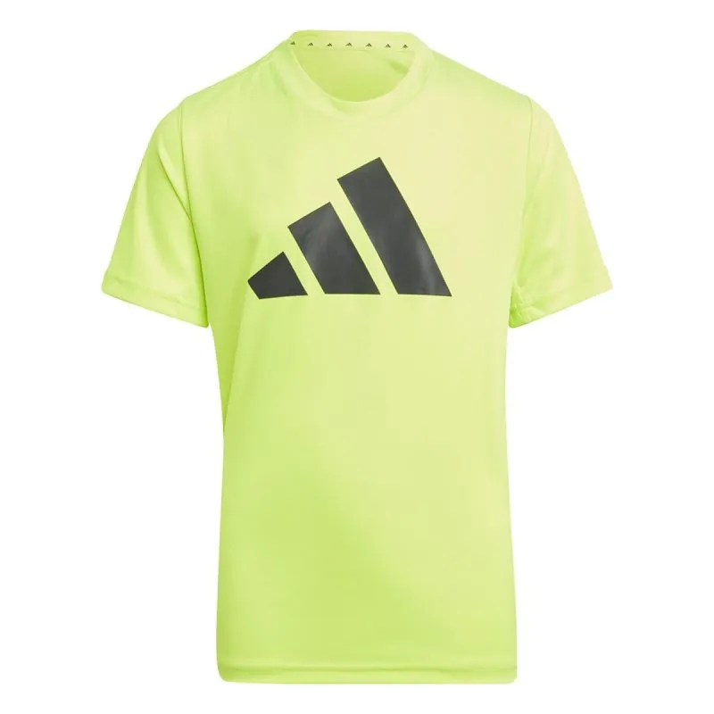 Детский Футболка с коротким рукавом Adidas U Tr-Es Logo Жёлтый