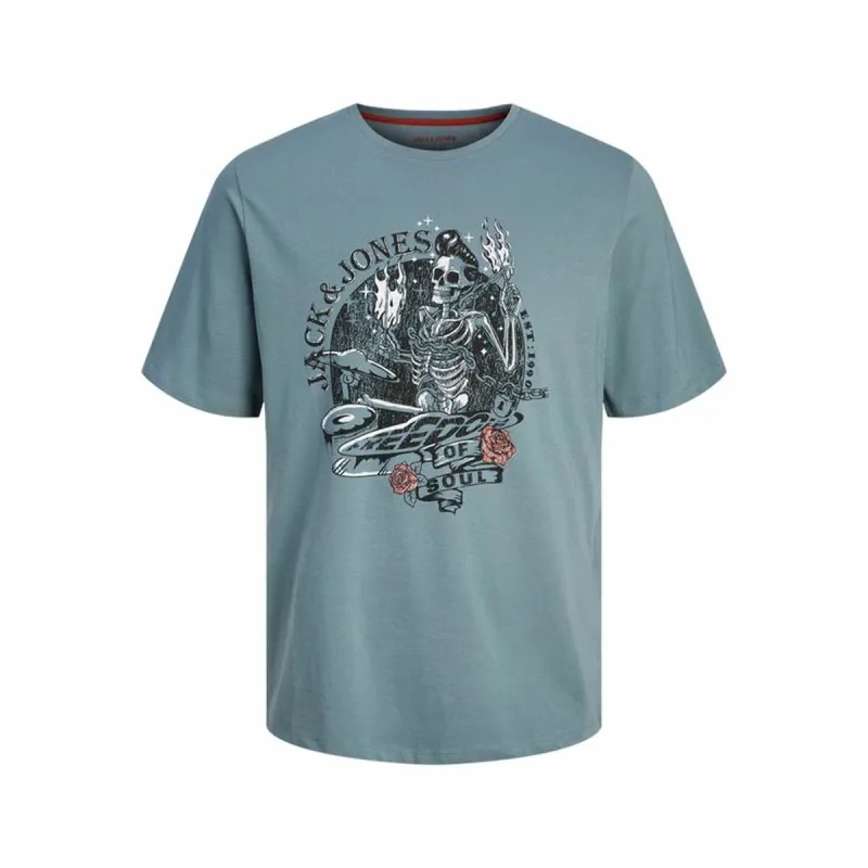 Футболка с коротким рукавом мужская Jack & Jones Синий