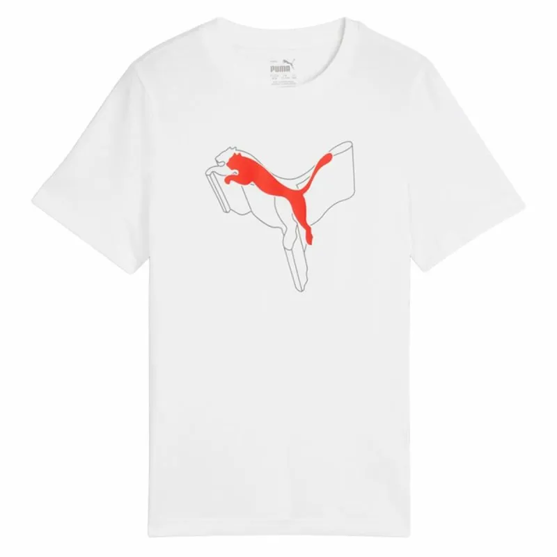 Детский Футболка с коротким рукавом Puma Essentials+ Logo Lab Graphic