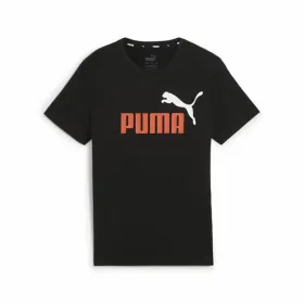 Child's Short Sleeve T-Shirt Puma Essentials+ 2 Col Logo