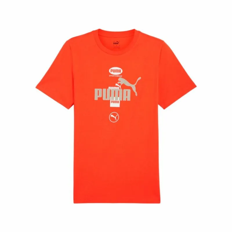 Vīriešu Krekls ar Īsām Piedurknēm Puma Puma Power Graphic