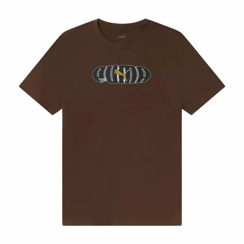 Vyriški marškinėliai su trumpomis rankovėmis Puma Ruda