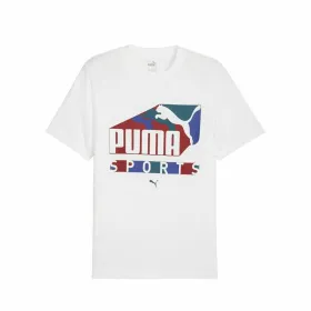 Футболка с коротким рукавом мужская Puma Белый