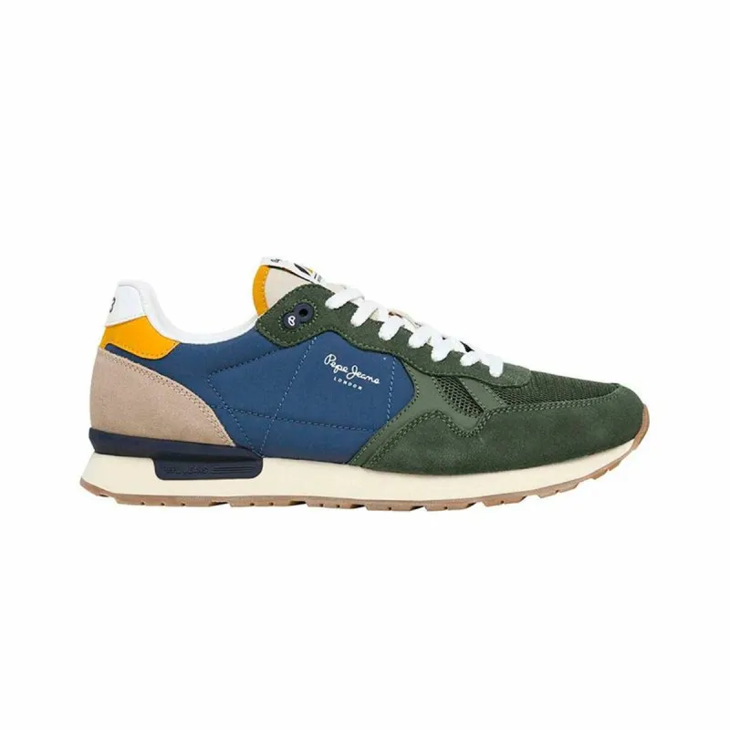 Мужские спортивные кроссовки Pepe Jeans Brit Camp Зеленый