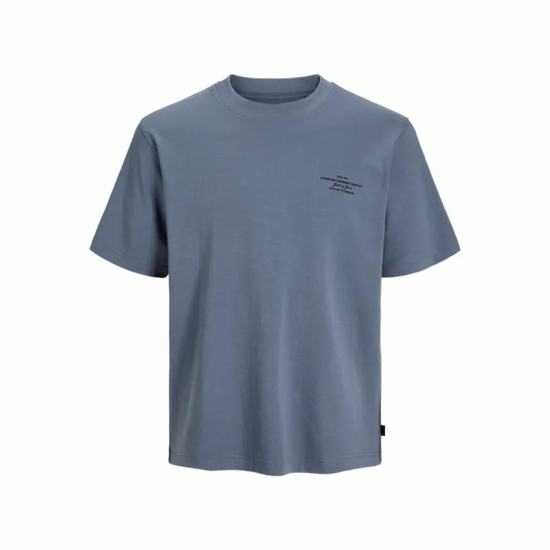 Lühikeste varrukatega T-särk, meeste Jack & Jones Jprblachad Brandingw Neck
