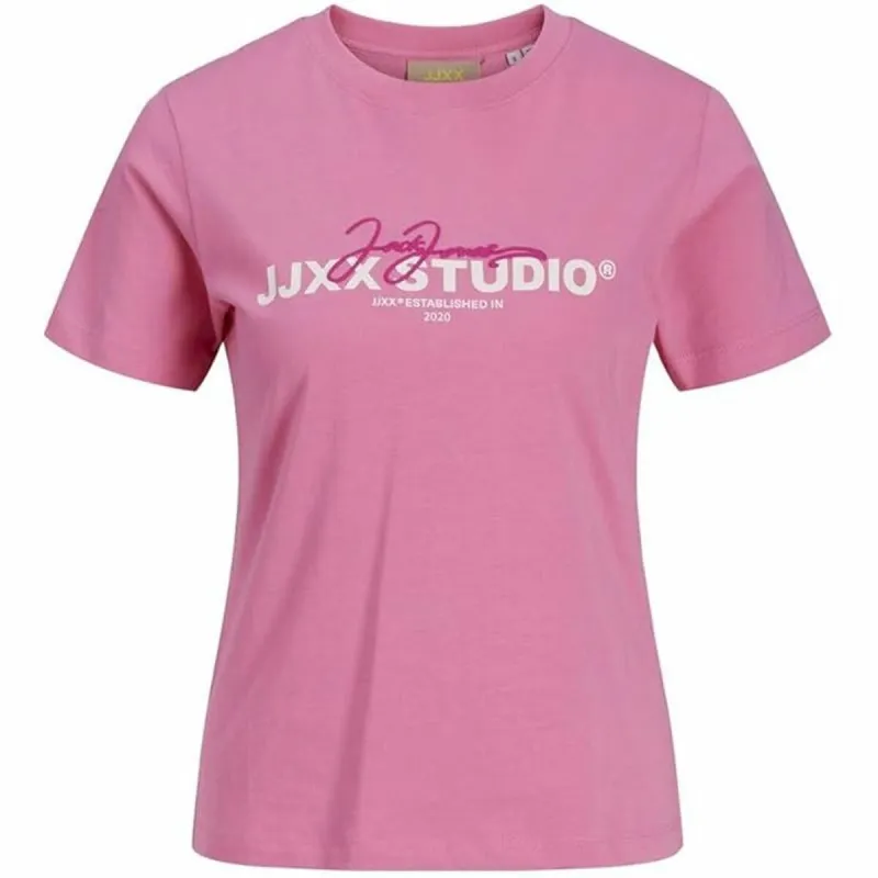 Women’s Short Sleeve T-Shirt Jack & Jones Jxamy Reg Pink