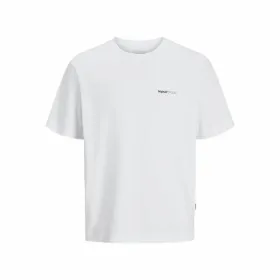 Miesten T-paita Jack & Jones Jorvarenna Painted Valkoinen