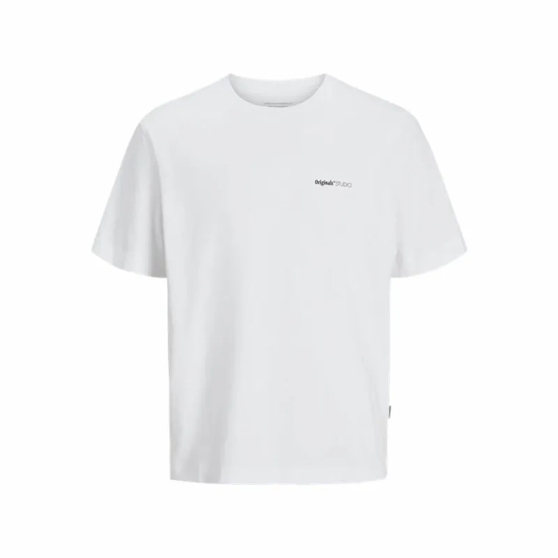 Miesten T-paita Jack & Jones Jorvarenna Painted Valkoinen