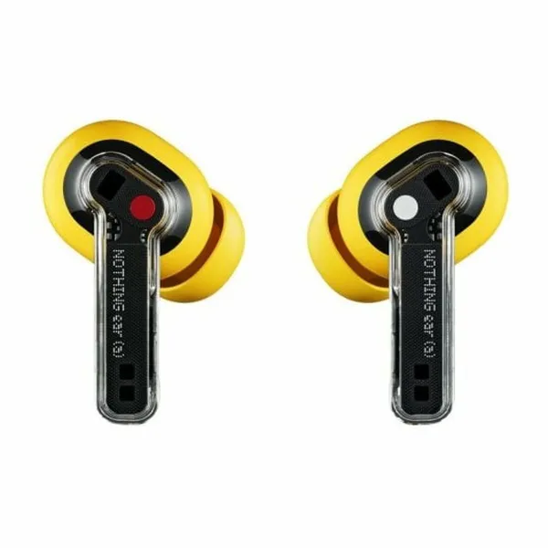 Headphones with Microphone Nothing A10600065 Yellow Transparent