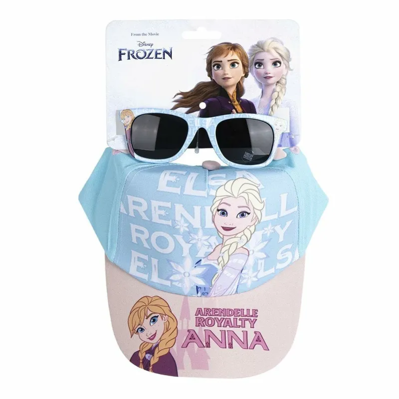 Kepurės ir akinių nuo saulės komplektas Frozen Mėlyna