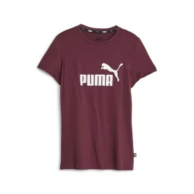 Krekls ar Īsām Piedurknēm Bērniem Puma Ess Logo G Brūns