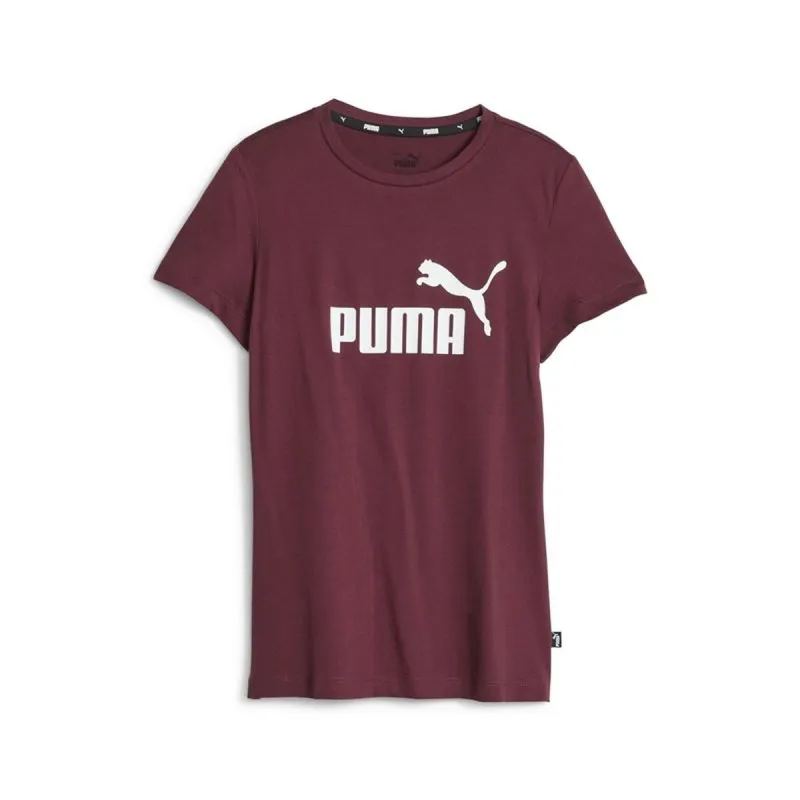 Детский Футболка с коротким рукавом Puma Ess Logo G Коричневый
