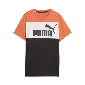 Krekls ar Īsām Piedurknēm Bērniem Puma Ess Block B