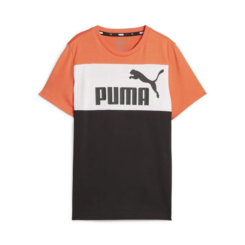 Детский Футболка с коротким рукавом Puma Ess Block B