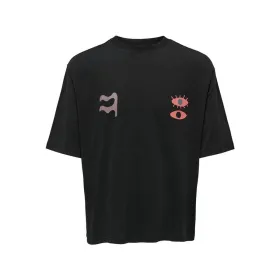 Vīriešu Krekls ar Īsām Piedurknēm Only & Sons Onslenny Ovz Element Melns