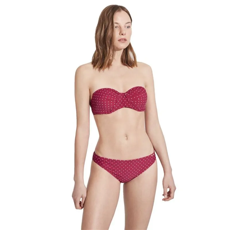 Bikini Ysabel Mora Tummanpunainen