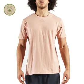 Футболка с коротким рукавом мужская Kappa Edson Pink Лососевый