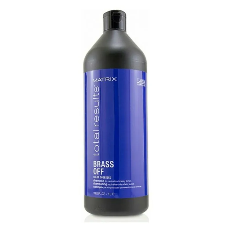 Šampūnas neutralizuojantis spalvą TOTAL RESULTS BRASS OFF Matrix (1000 ml) 1 L