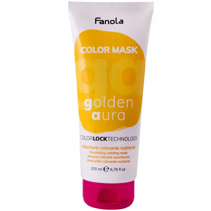 Kaukė su spalvotais pigmentais Fanola 200 ml Golden Aura