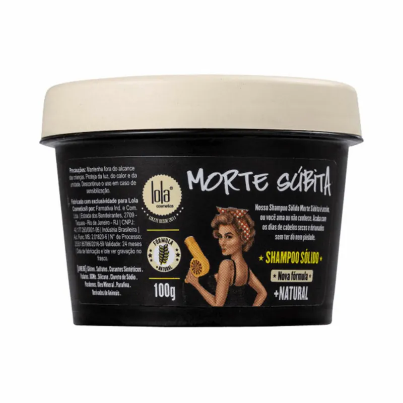 Твердый шампунь Lola Cosmetics MORTE SÚBITA 100 g