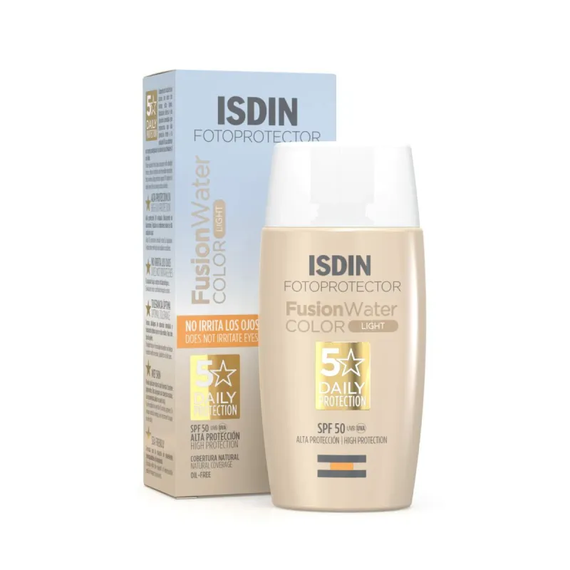 Apsauga nuo saulės su spalva Isdin Fotoprotector Light Aiškus Spf 50 50 ml