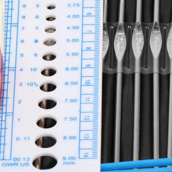 Nėrimo rinkinys Springos HA7237, 100 dalių, vąšeliai 0,6–6,5 mm, su priedais