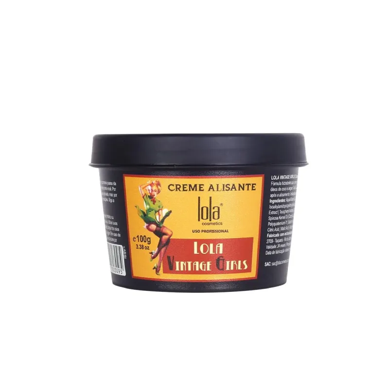 Išlyginantis kapiliarinis kremas Lola Cosmetics Vintage Girls 100 g