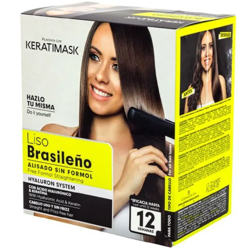 Brazilijos plaukų tiesintuvo rinkinys Be Natural