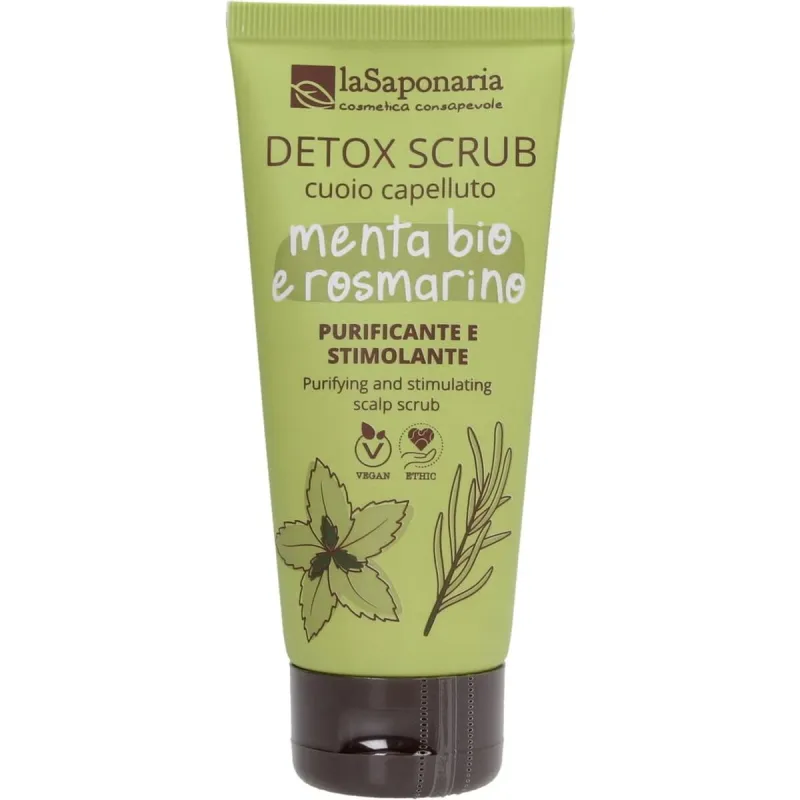 Valomasis šveitiklis La Saponaria Detox - Menta e Rosmarino 100 ml