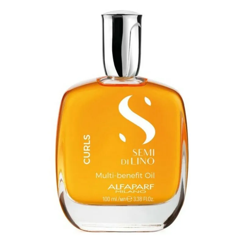 Plaukų aliejus Alfaparf Milano Semi Di Lino Curls 100 ml Daugiafunkciniai