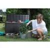 Storage Box Keter 230415 Graphite 270 L Plastic