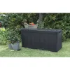 Storage Box Keter 230415 Graphite 270 L Plastic