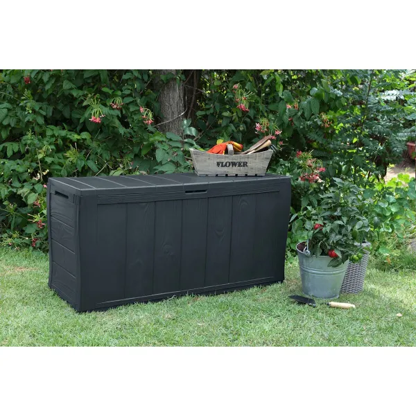 Storage Box Keter 230415 Graphite 270 L Plastic