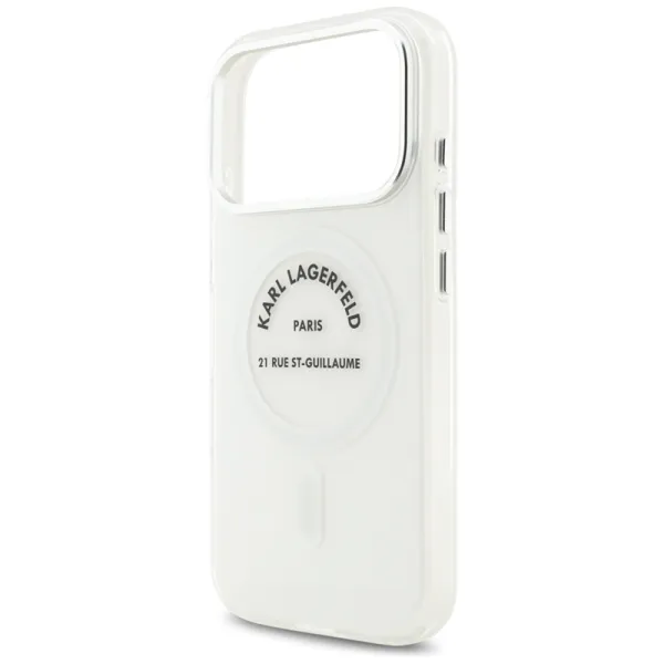 Karl Lagerfeld IML Karl RSG Logo MagSafe - Case for iPhone 17 Pro (transparent)