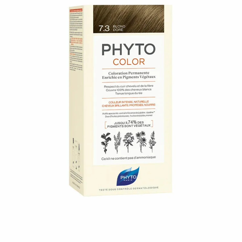 Nuolatinės spalvos dažymo Phyto Paris Phytocolor 7.3-rubio dorad Nº 7.3-rubio dorado