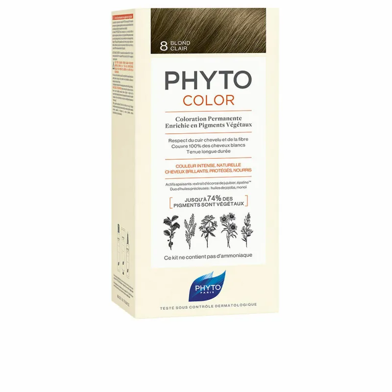 Nuolatinės spalvos dažymo Phyto Paris Phytocolor 8-rubio claro Nº 8-Rubio Claro