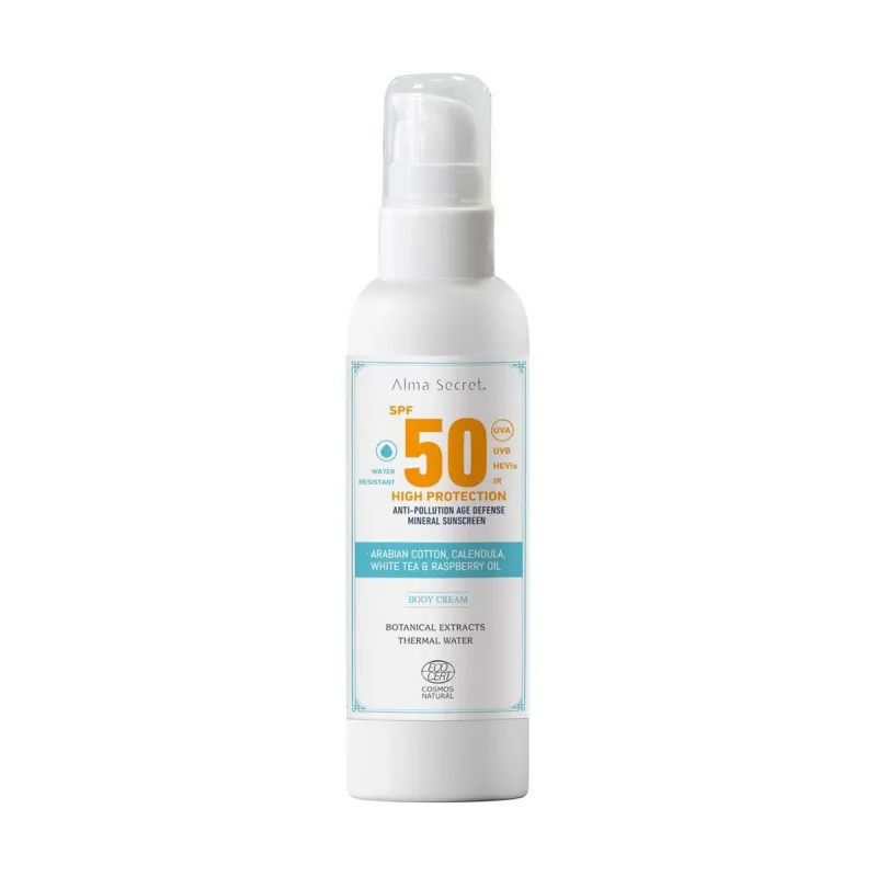 Солнцезащитное средство Alma Secret High Protection Spf 50 100 ml 200 ml Кремовый