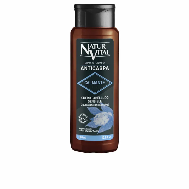 Šampūnas nuo pleiskanų Naturvital Champu Anticaspa Calmante 300 ml Raminantis
