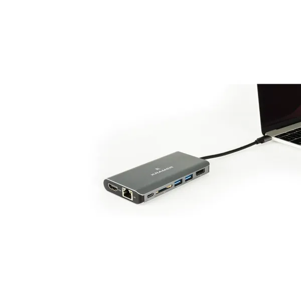 USB-jaotur Kramer Electronics KDock-3 Hõbedane Hall