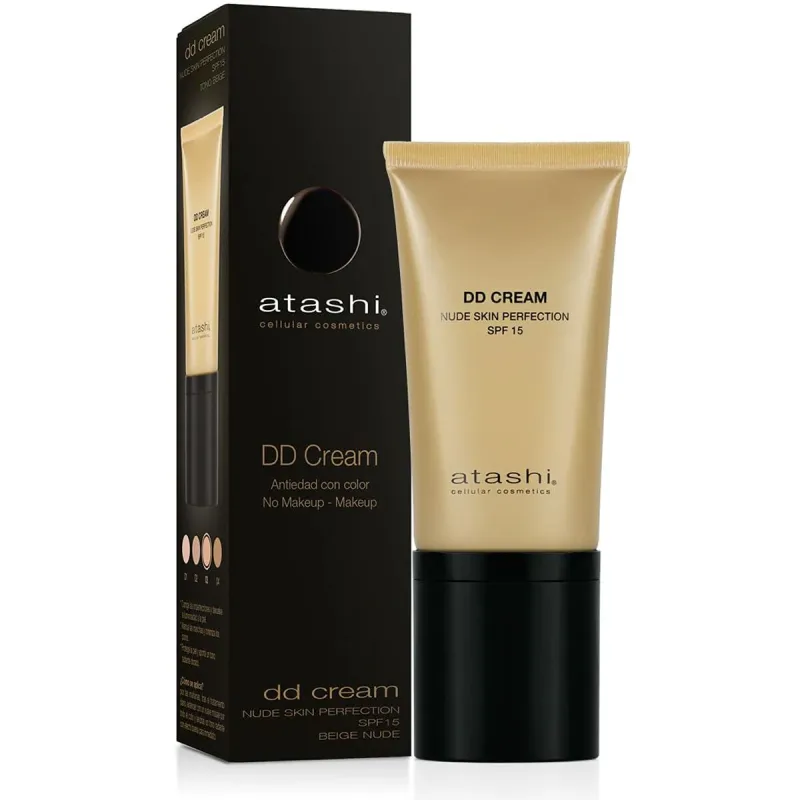 Tonējošs Līdzeklis Aizsardzībai pret Sauli Atashi Celullar Cosmetic Dd Bēšs Spf 15 50 ml DD Krēms