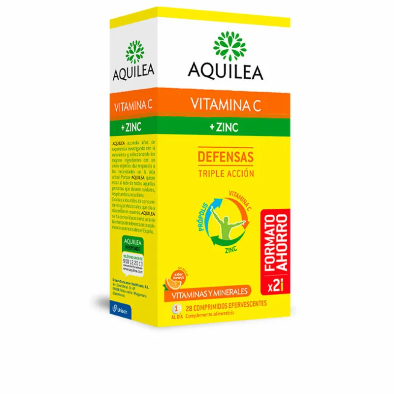 Maisto papildas Aquilea Vitamina C Zinc 28 vnt.