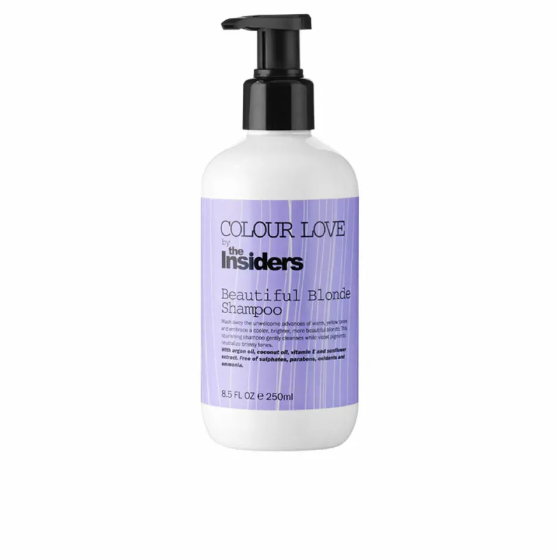 Šampūnas neutralizuojantis spalvą The Insiders Colour Love 250 ml Šviesių plaukų