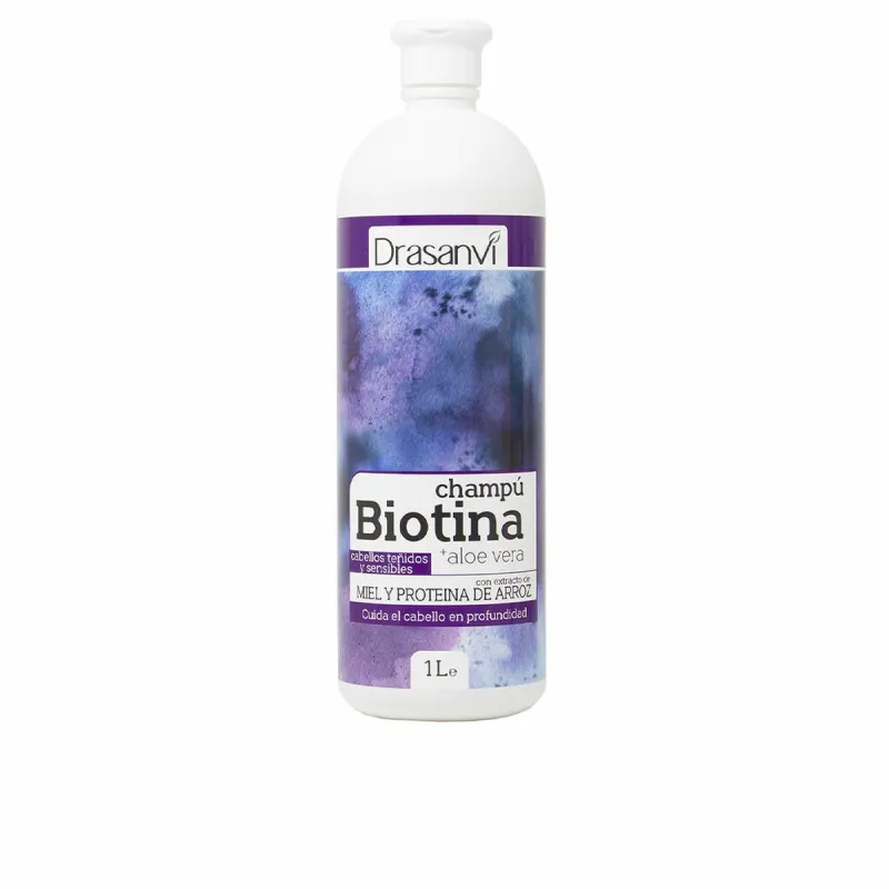 Šampūnas Drasanvi Biotina Y Aloe Vera 1 L Spalvos saugotojas Biotinas