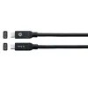 USB-C Kabelis Kramer 96-0235206 Melns 1,8 m