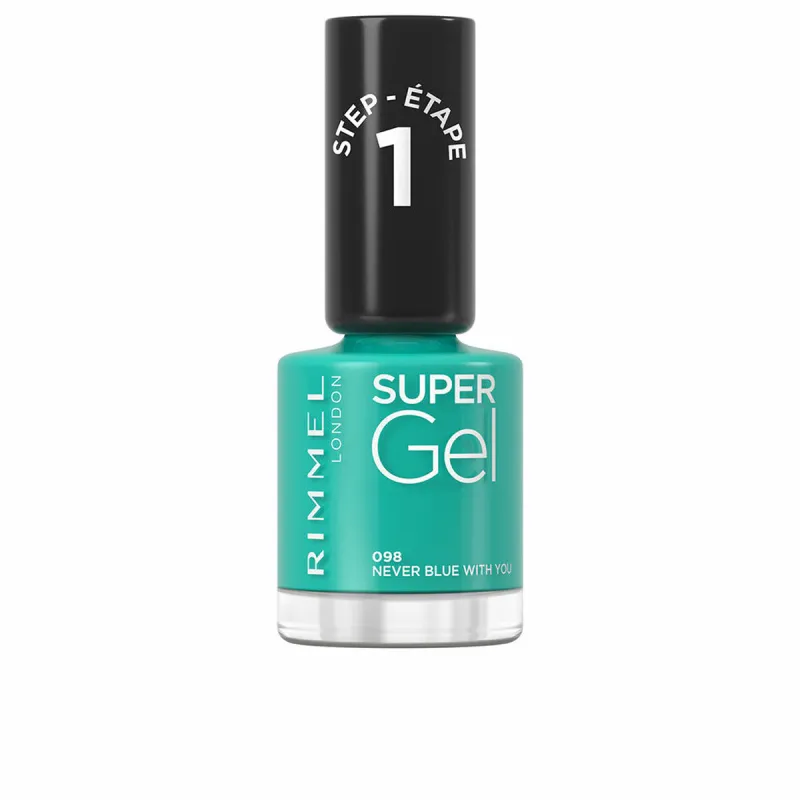 Nagų lakas Rimmel London Super Gel Nº 98 Nº 98-Never Blue With You 12 ml
