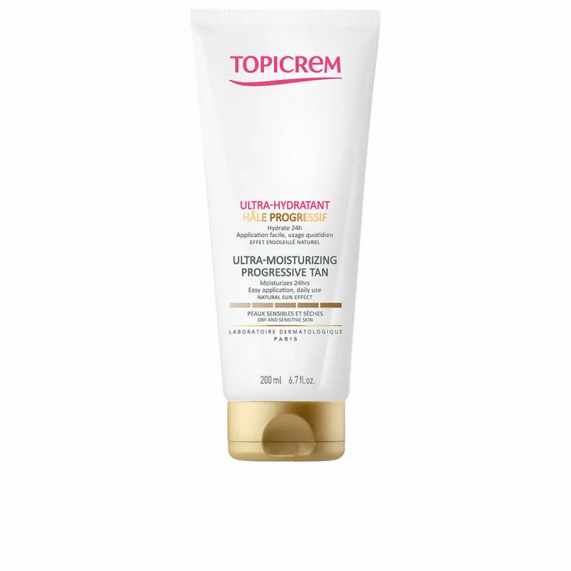 Kosteuttava vartalon rusketusvoide Topicrem Uh 200 ml