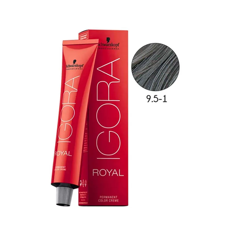 Постоянная краска Schwarzkopf Igora Royal Nº 9.5-1 60 ml