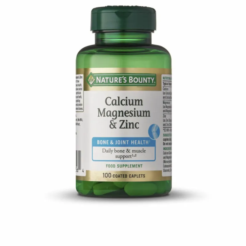 Kapsulės Nature's Bounty Calcio Zinc Kalcis Cinkas Magnis 100 vnt.