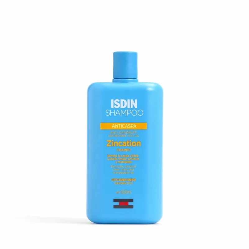 Šampūnas nuo pleiskanų Isdin Zincation Kasdieninis naudojimas 400 ml