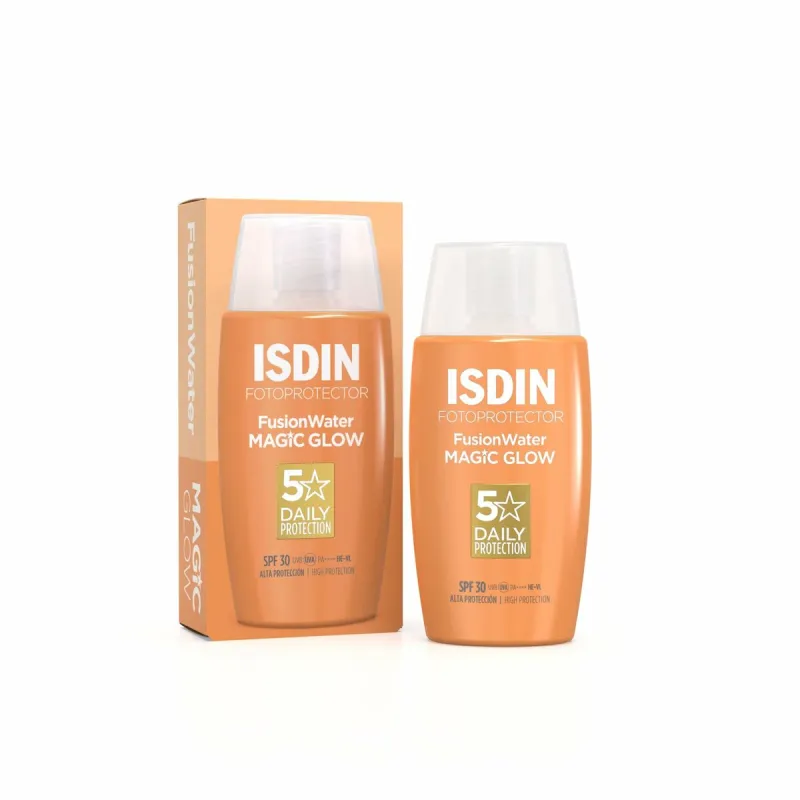 Kremas nuo saulės veidui Isdin Fusion Water Magic Glow Spf 30 50 ml